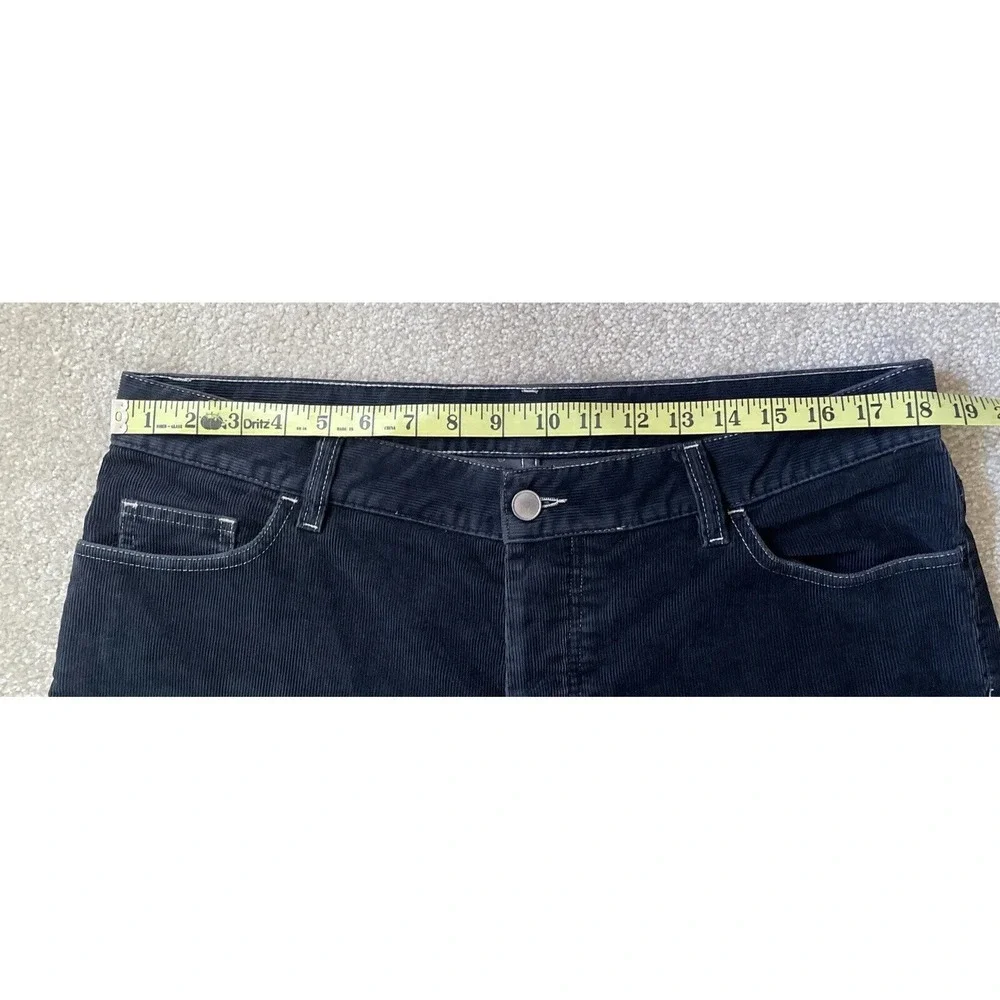VTG Marc Jacobs Made in Italy Black Corduroy Pants Gibo SpA Men's US 38 RARE Y2K